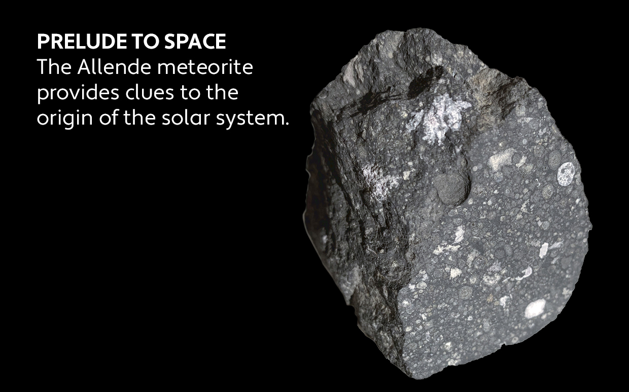 Photo of the Allende meteorite